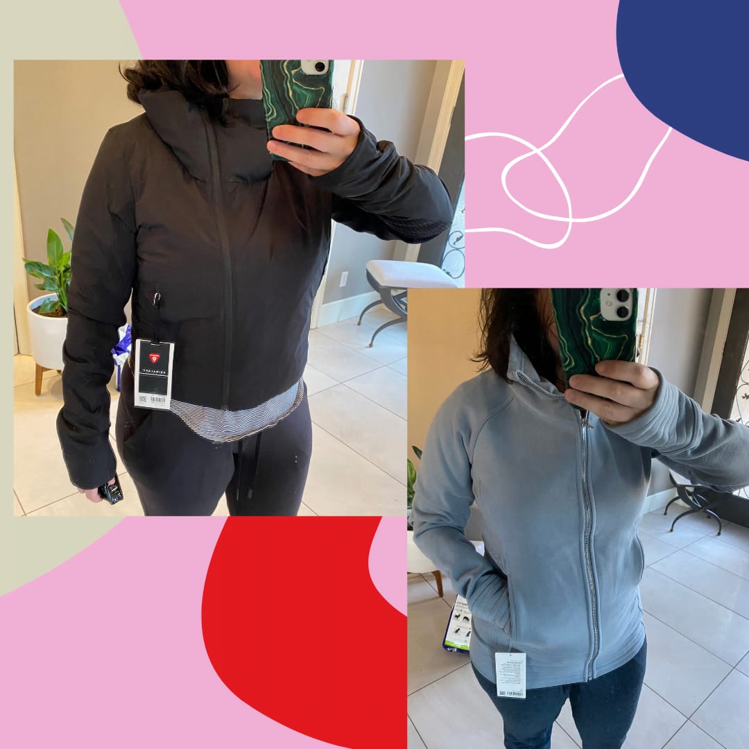 Weekend Chatter, lululemon chambray radiant jacket, sleek city jacket