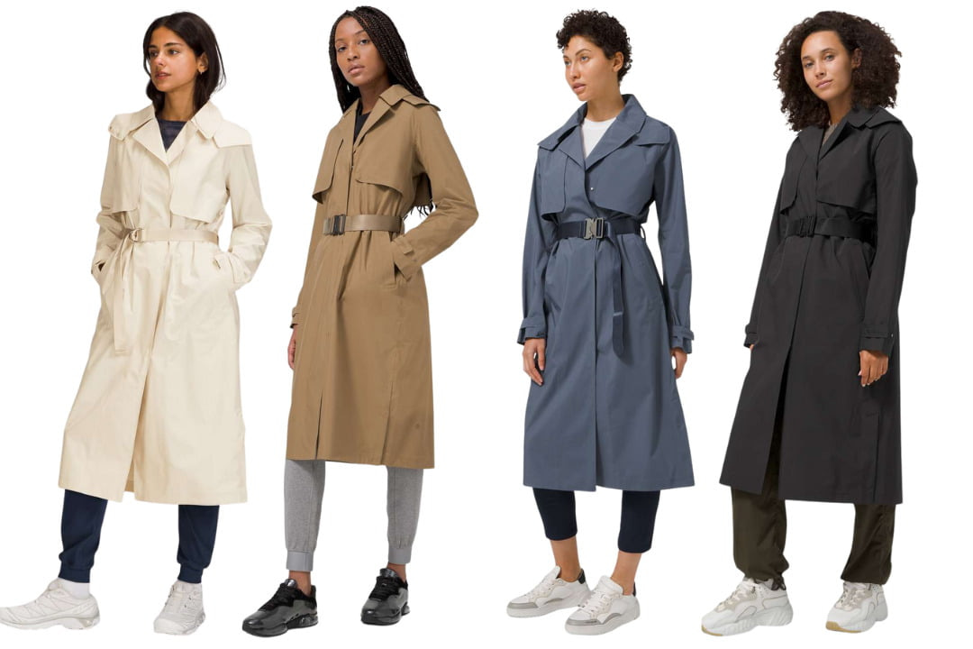 Lululemon trench coat best sale