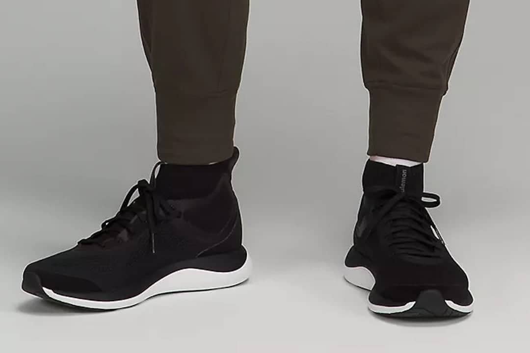 black running shoes from lululemon