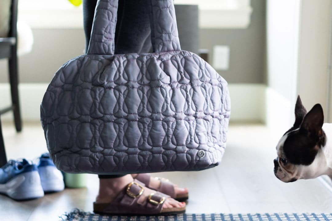 lululemon tote bags perfect for gym and work