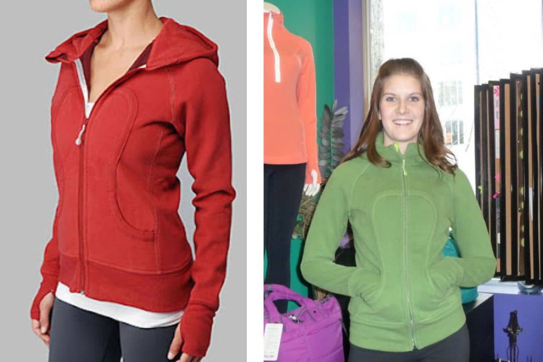 lululemon-scuba-hoodie-cactus-green-chili-red