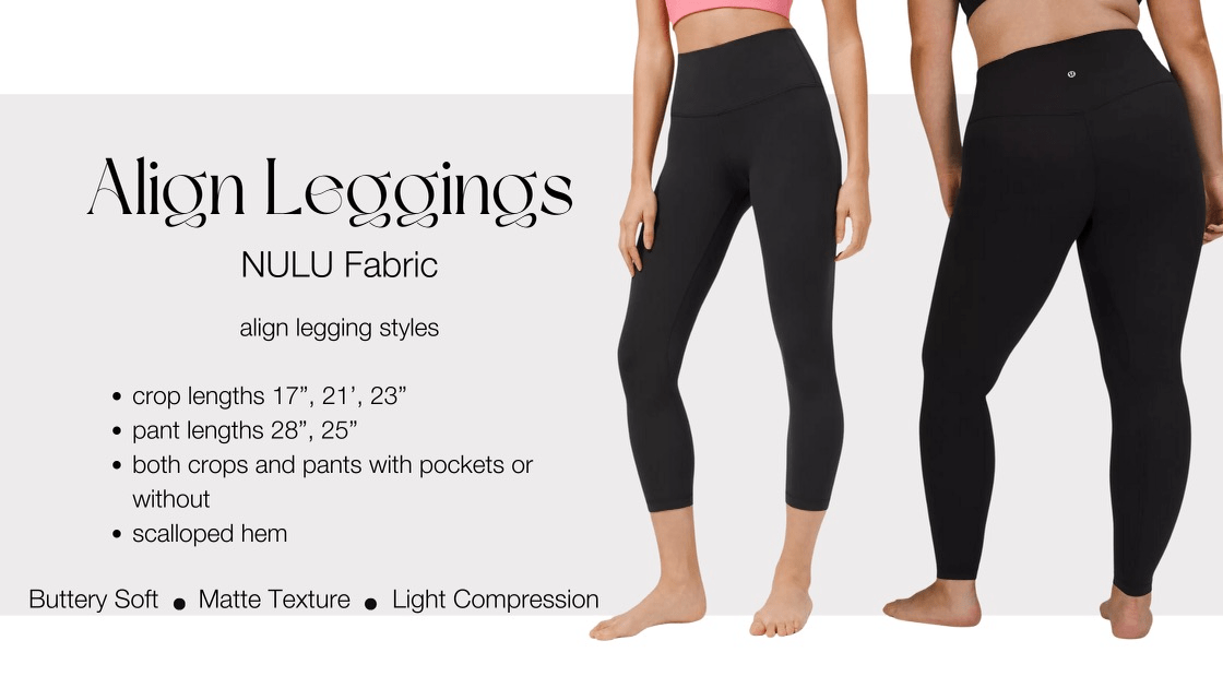 Lululemon leggings types online