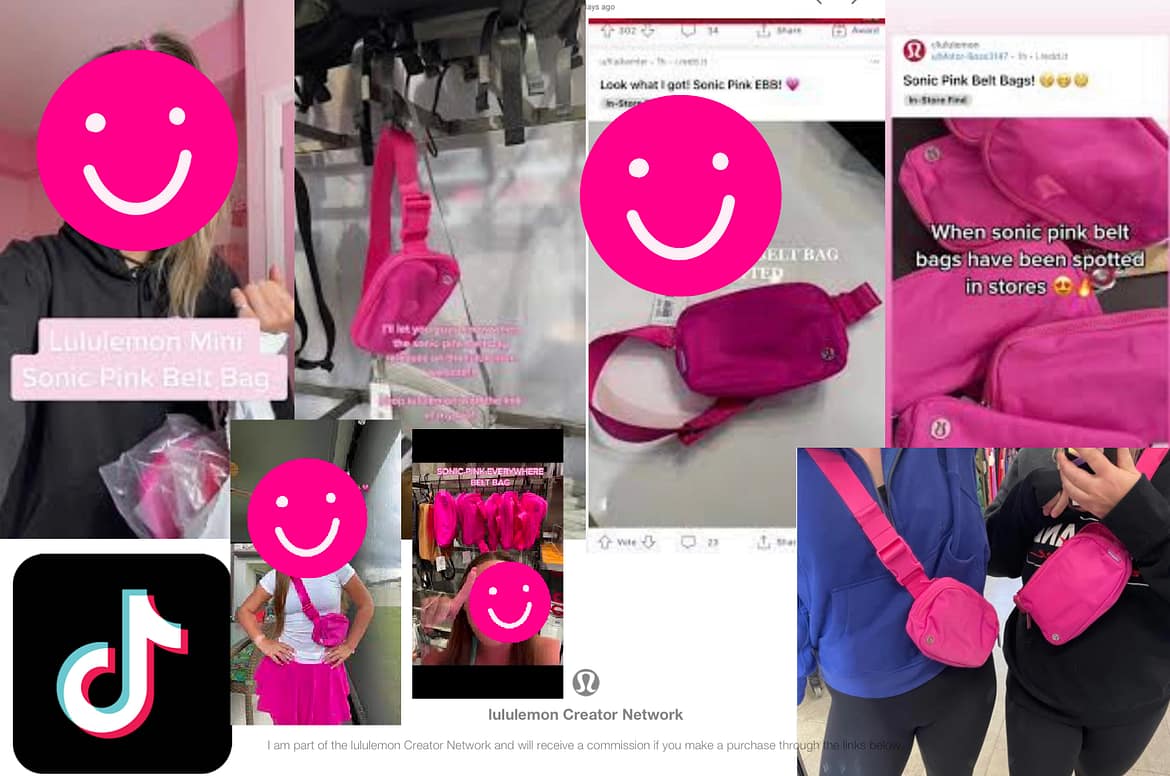 lululemon sonic pink everywhere belt bag lululemon sonic pink everywhere belt bag