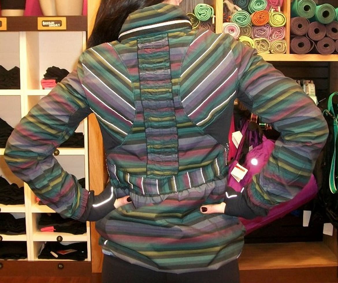 poncho stripe lululemon