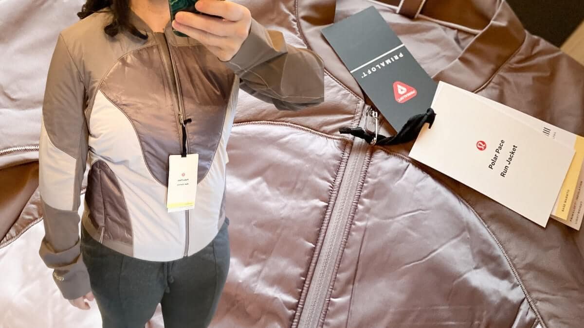Trying out the new lululemon Polar Pace Run Jacket - The Sweat Edit