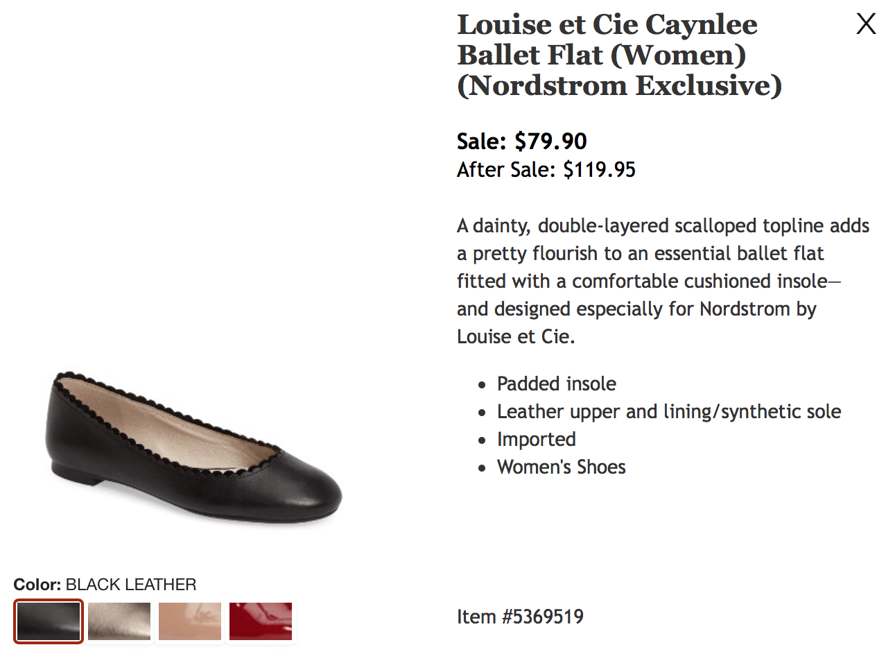 Louise Et Cie Caynlee Ballet Flat