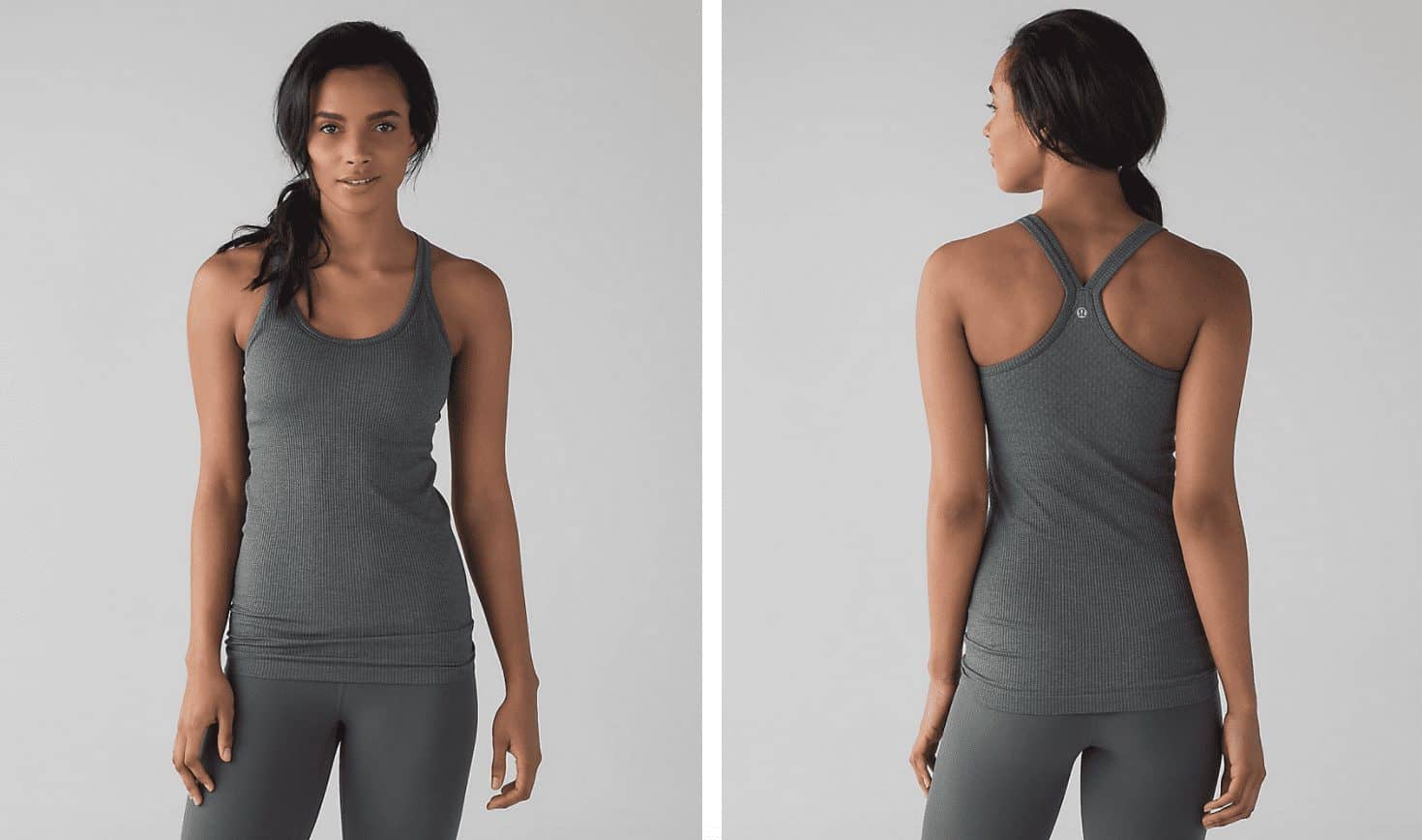 Lululemon Ebb To Street Tank Deep Forest