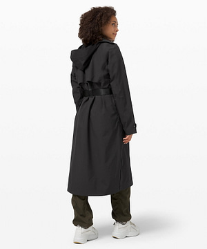 lululemon always there trench coat