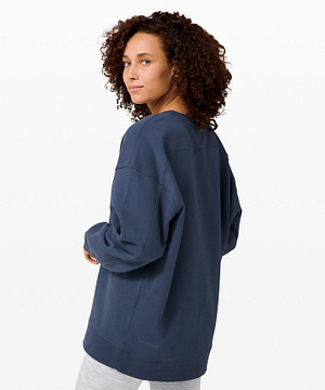 Perfectly Oversized Crew iron blue 3