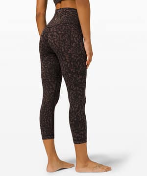 lululemon align crop Wild Thing Camo Brown Earth Multi 3