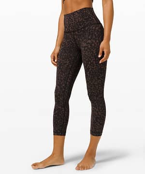 lululemon align crop Wild Thing Camo Brown Earth Multi
