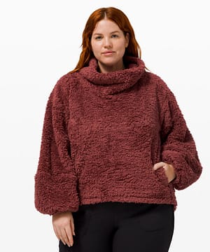 Warm Restore Sherpa Pullover savannah