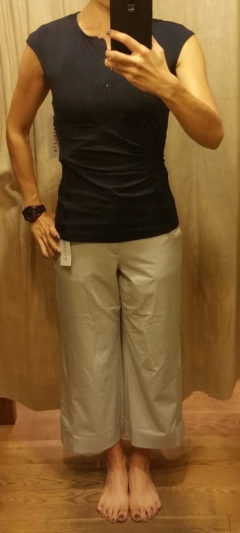 Athleta Tribeca Crop Pant and Pacifica Wrap Tank