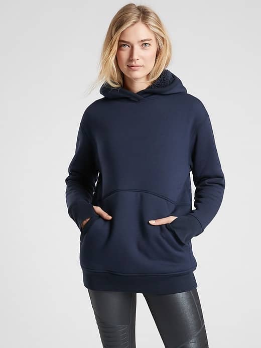 Athleta Reversible Sherpa Sweatshirt