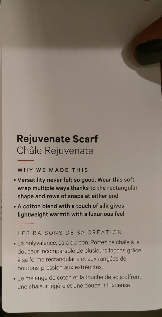 Lululemon Rejuvenate Scarf