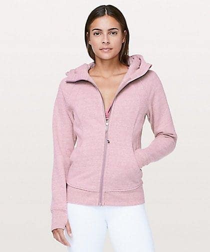 Lululemon Heathered Space Dyed Vintage Mauve Scuba Hoodie IV