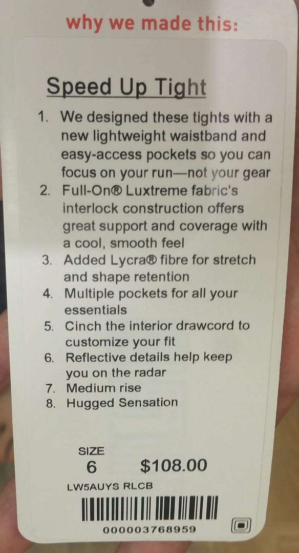 Speed Up Tight in Radiant Multi