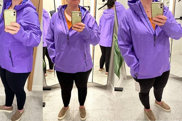 lululemon purple jacket - waterproof
