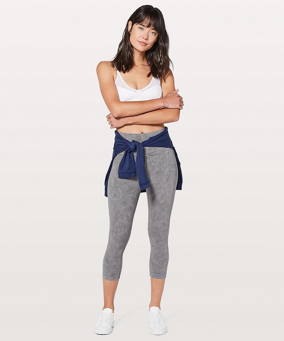 Lululemon Wunder Under Crop (Hi-Rise) Full-On Luxtreme *Washed Luna