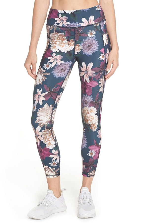 Sweaty Betty Zero Gravity Print Ankle Leggings