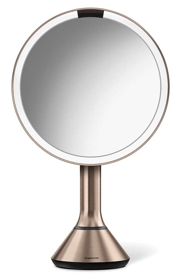 simplehuman Eight Inch Sensor Mirror with Brightness Control