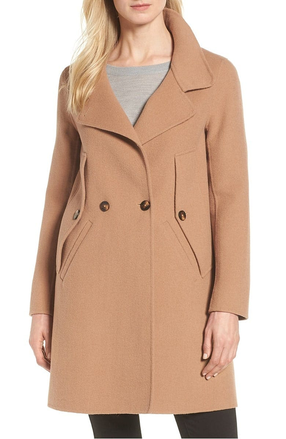 Double Face Wool Blend Cape Coat SOIA & KYO 2018 Nordstrom Anniversary Sale