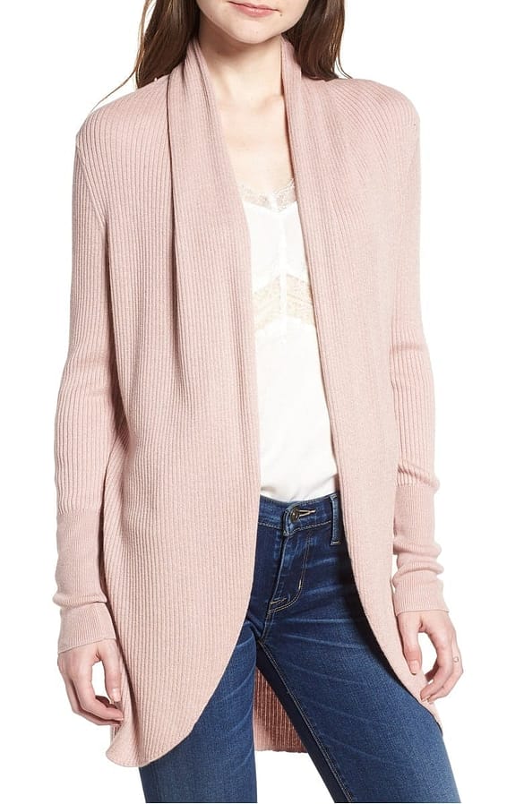 LEITH RIBBED SHAWL COCOON SWEATER | NORDSTROM Anniversary Sale 2018