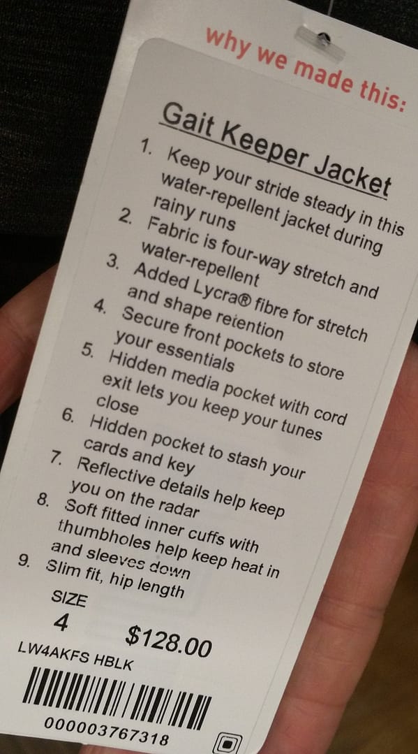 Gate Keeper Jacket Hang Tag