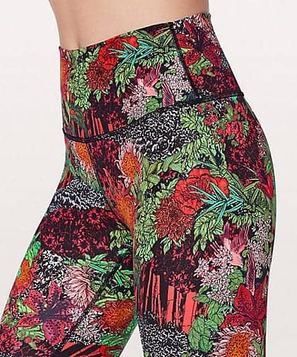 Lululemon Zen Garden Multi Print Wunder Under