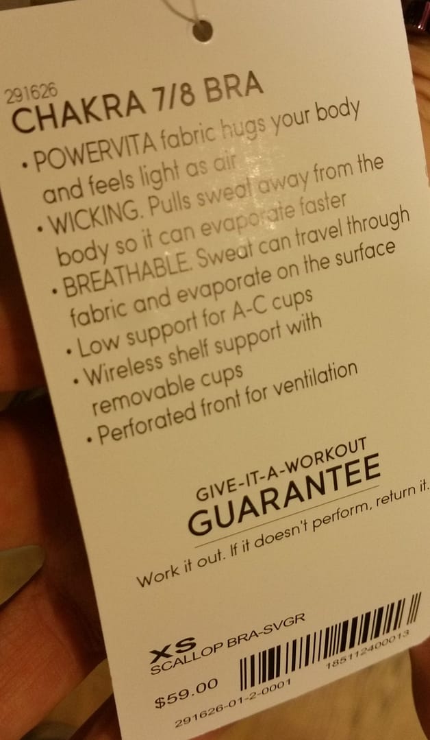 Athleta Scallop Bra