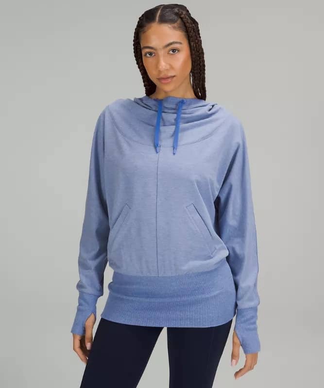 lululemon hoodie scuba flashback pullover in blue