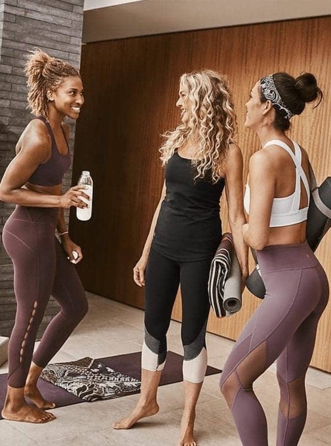 Mesh Shine Salutation 7/8 Tight