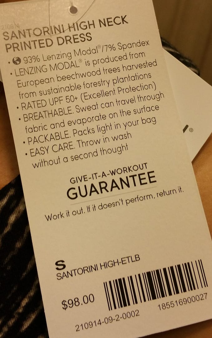 Athlete Santorini Dress