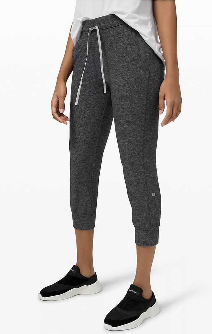 READY TO RULU JOGGER CROP, HEATHERED RACEWAY GREY- lululemon product drop