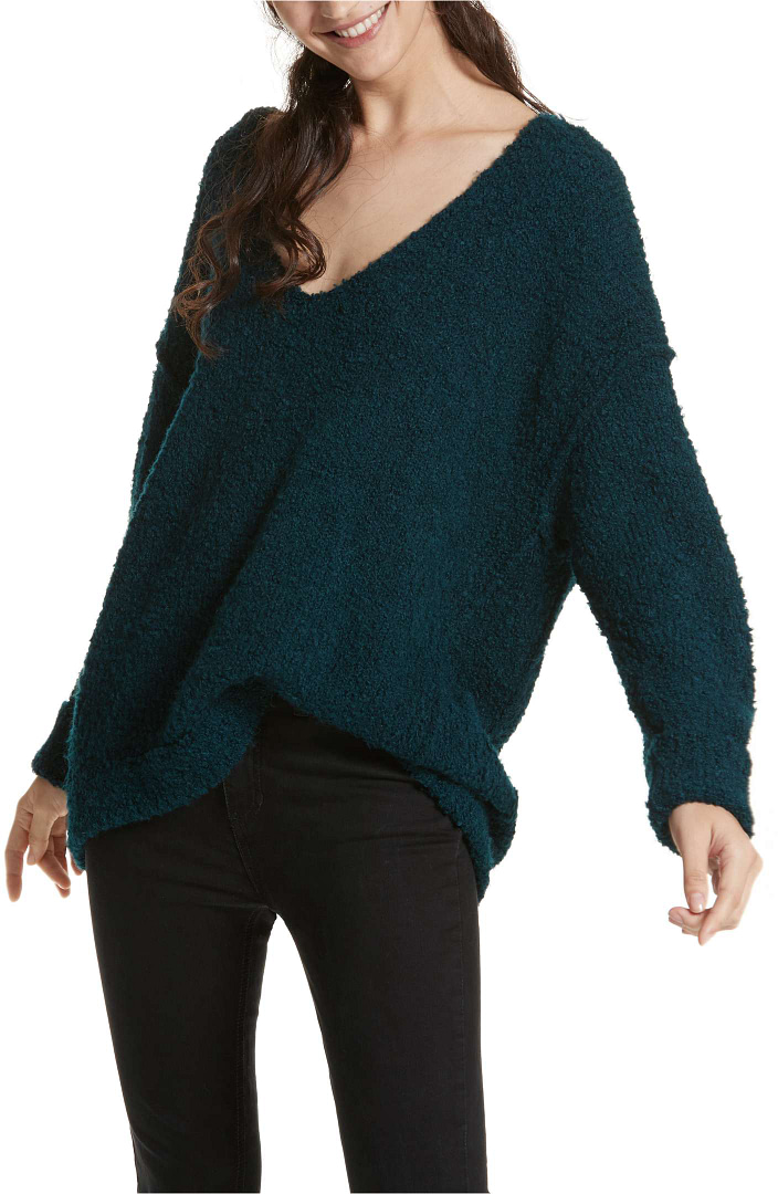 Free People Lofty V-Neck Sweater