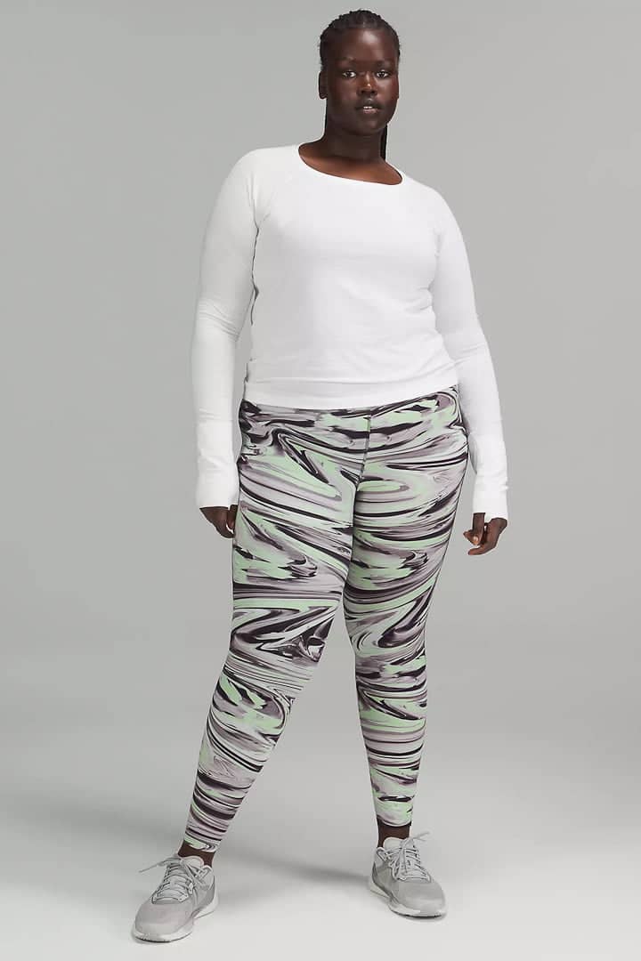 lululemon new print sneak peek! lululemon leggings in marble print