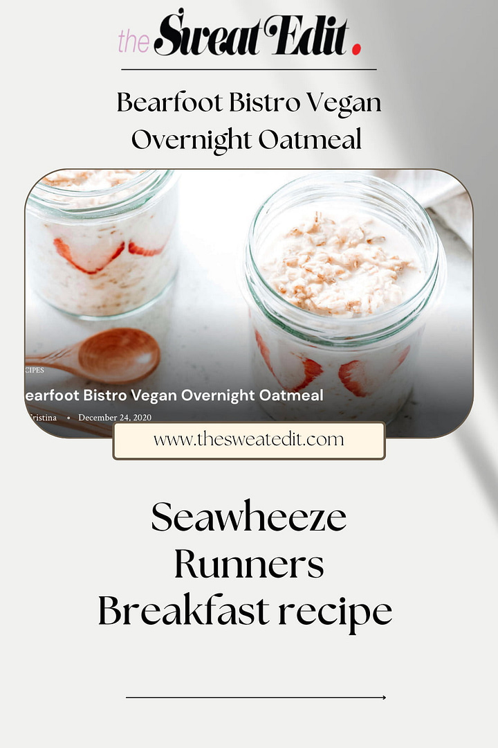 vegan overnight oats for runners- high protein vegan overnight oats