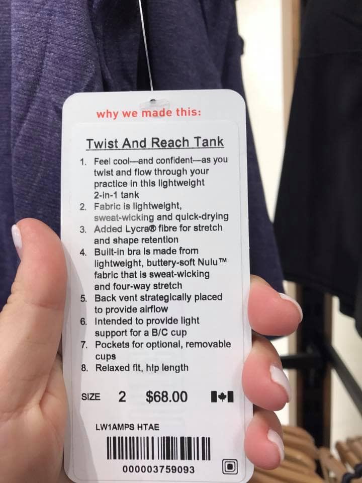 Twist And Reach Tank