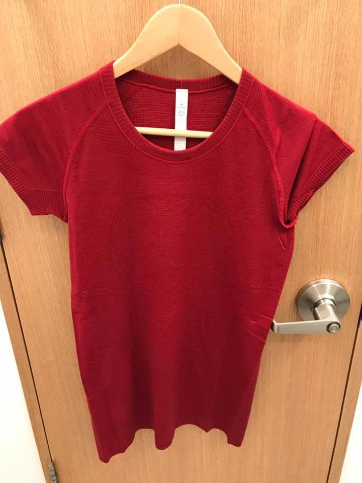Lululemon Red Swiftly Tech SS