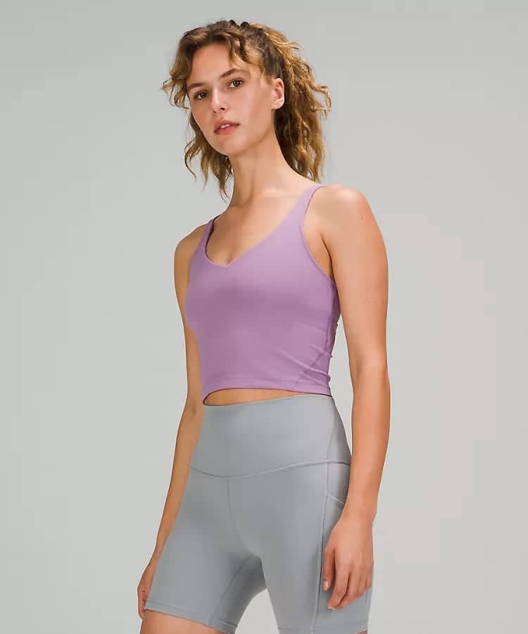 lululemon align tank wisteria purple