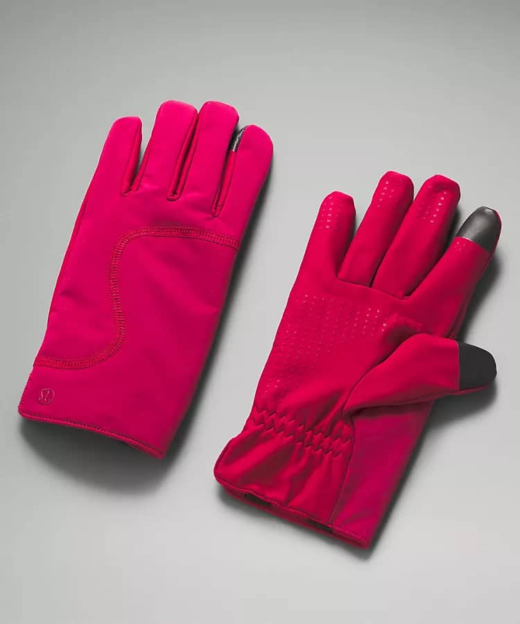 lululemon fleece lined insulated gloves