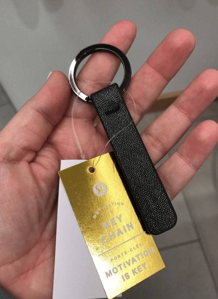 Lululemon Key Chain