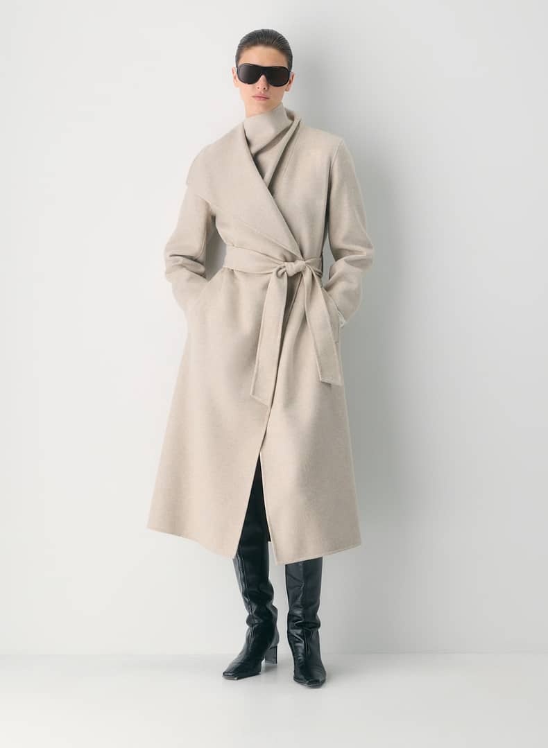 Women’s Wool Coat - Aritzia the portfolio double-faced wool coat