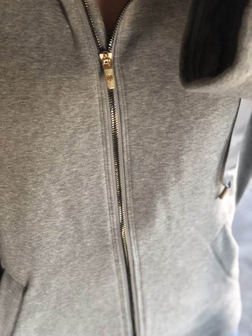 Lululemon x Royal Ballet, Principal Dancer Hoodie, gold zipper detail