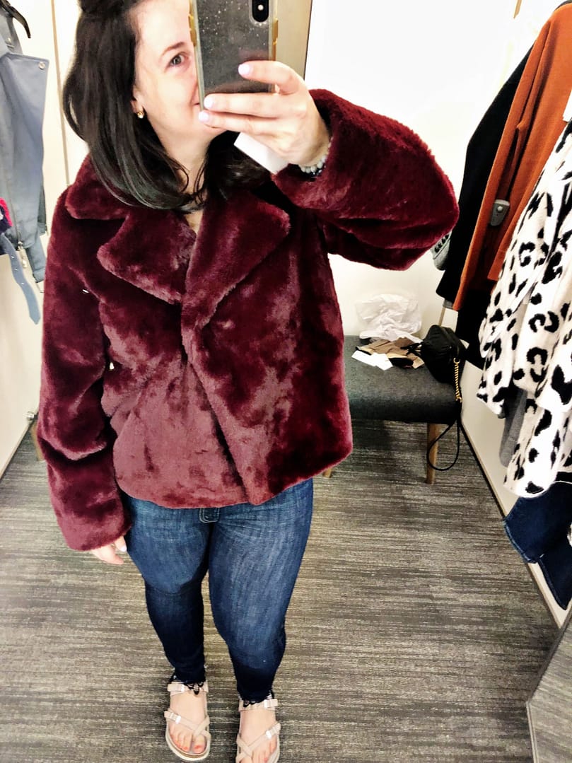 Frame Short Faux Fur Coat | Anniversary Sale 2019 | Nordstrom Canada Anniversary Sale