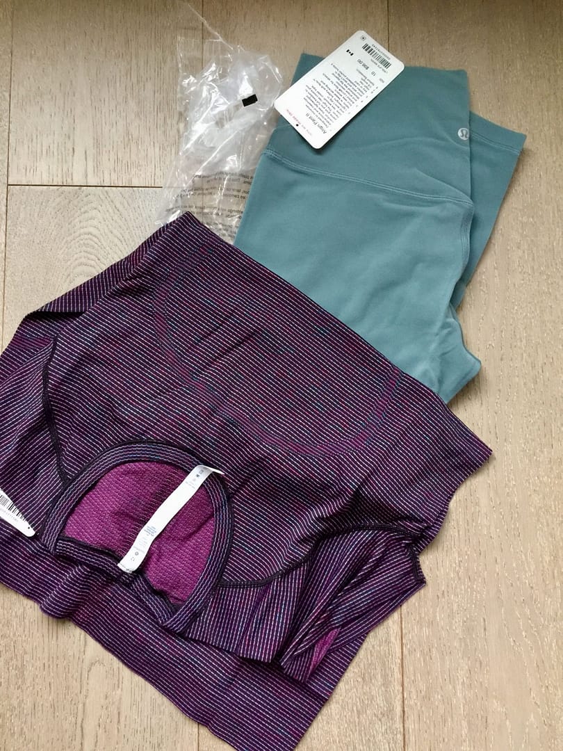 Mystic Green Align Pant II, Pink Paradise Swiftly Tech SS Mystic Green Align Pant II, Pink Paradise Swiftly Tech SS