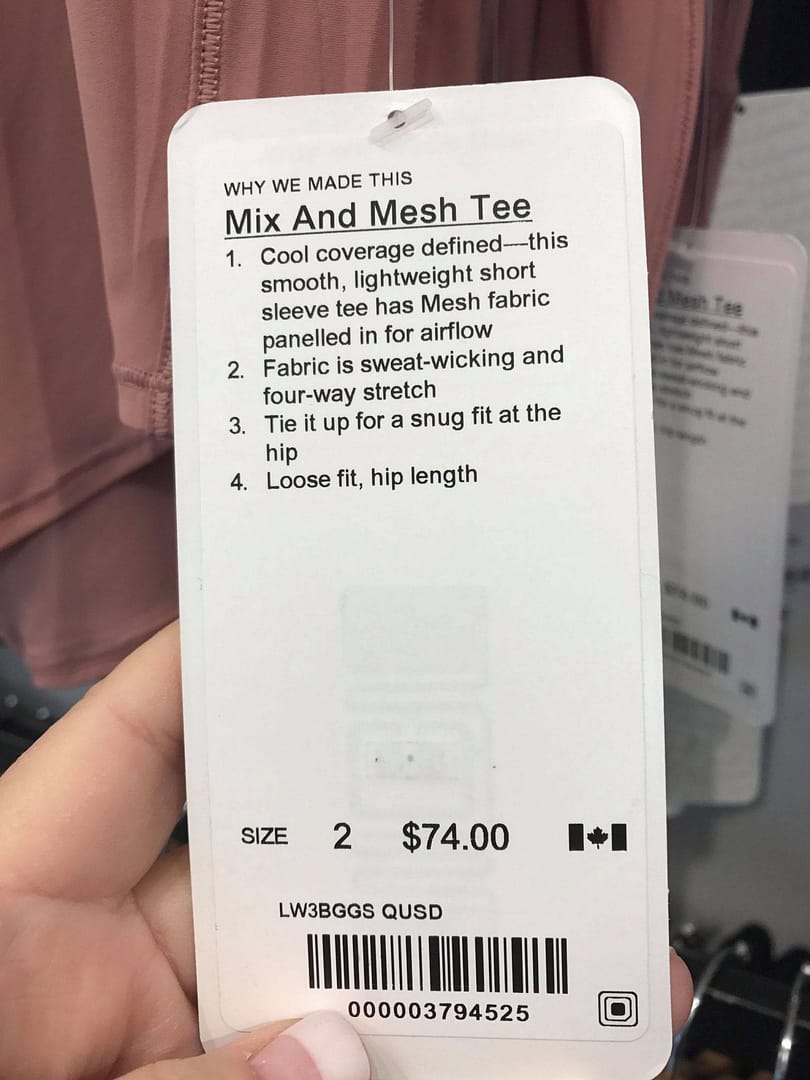 Mix And Mesh Tee