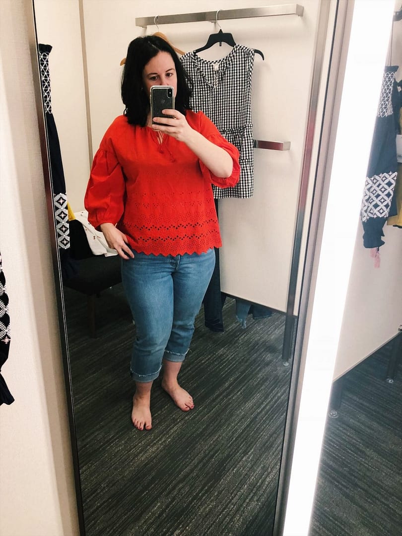 Eyelet Lattice Top MADEWELL