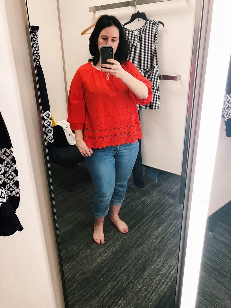 Eyelet Lattice Top MADEWELL