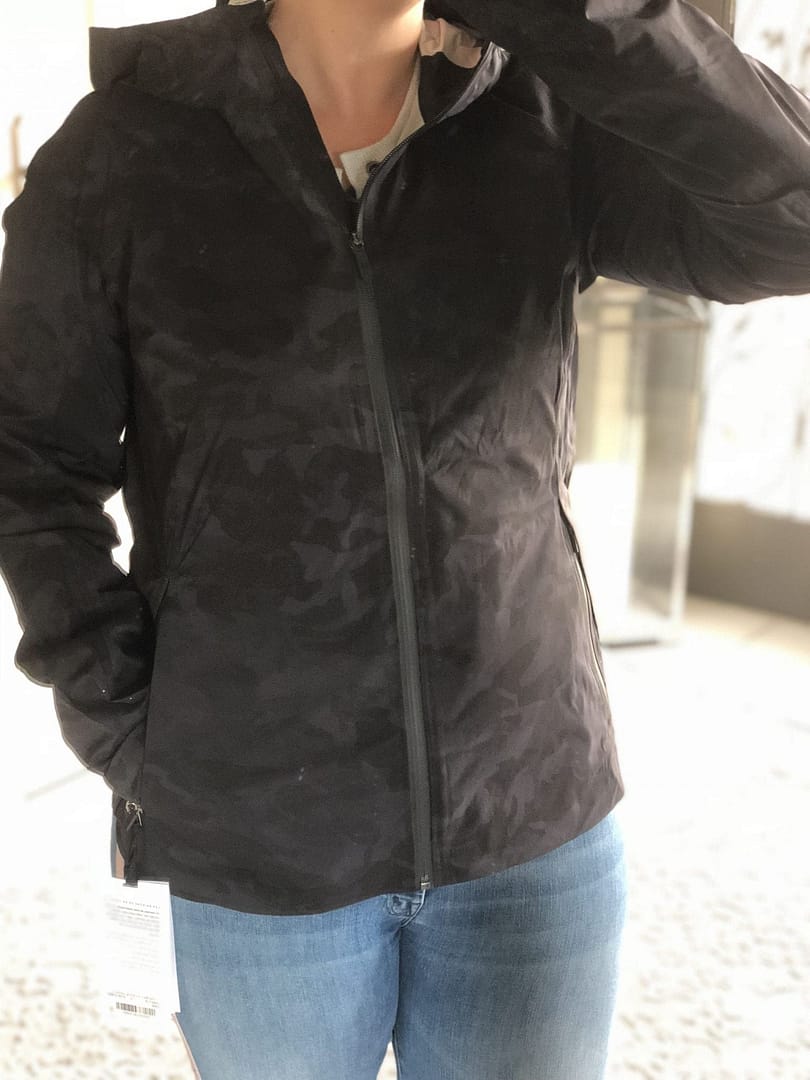 The Rain Is Calling Jacket II, Incognito Camo, Lululemon Review